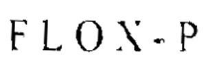 Flox-p. Device mark 860716 Trademark