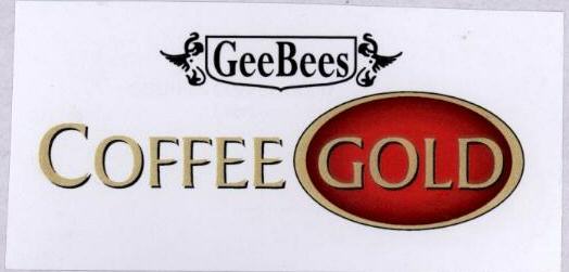 Geebees Coffee Gold (label) Device mark 1574957 Trademark