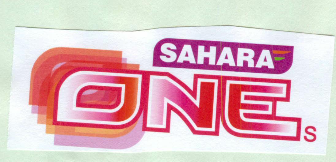 Sahara One (label With Special Writing) Device mark 1445275 Trademark