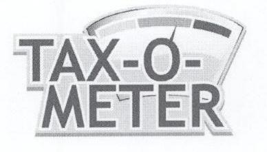 Tax -o-meter Device mark 1759463 Trademark