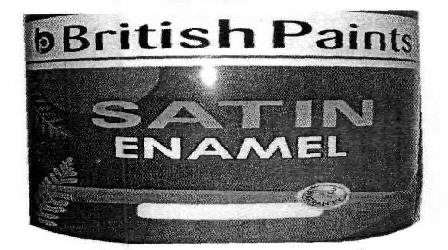 British Paints Satin Enamel (logo) Device mark 2051725 Trademark