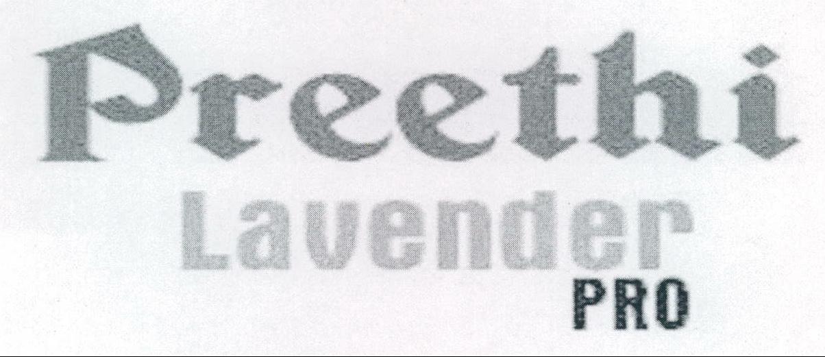 Preethi Lavender Pro Device mark 2173860 Trademark