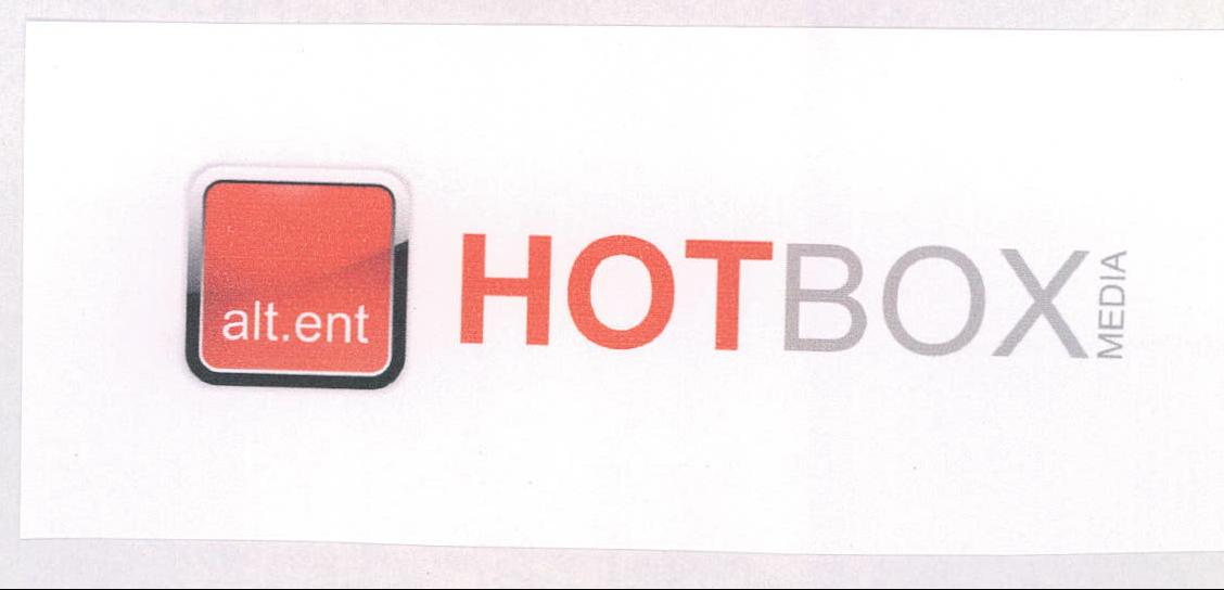 Alt.ent Hot Box Media Device mark 2063772 Trademark