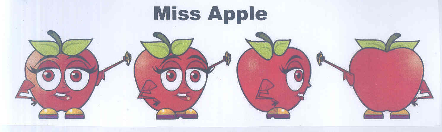 Miss Apple (label) Device mark 1766538 Trademark