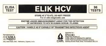 Elik Hcv(label) Device mark 1156213 Trademark