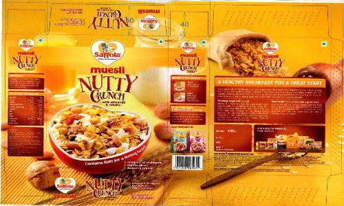 Saffola Muesli Nutty Crunch Device mark 2328263 Trademark