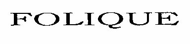 Folique Device mark 1027463 Trademark