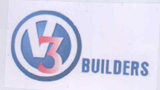 V 3 Builders (labal) Device mark 1733718 Trademark