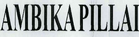 Ambika Pillai Device mark 1962960 Trademark