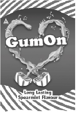 Gumon Long Lasting Spearmint Flavour Device mark 2833750 Trademark