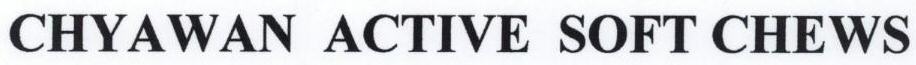 Chyawan Active Soft Chews Device mark 1758939 Trademark