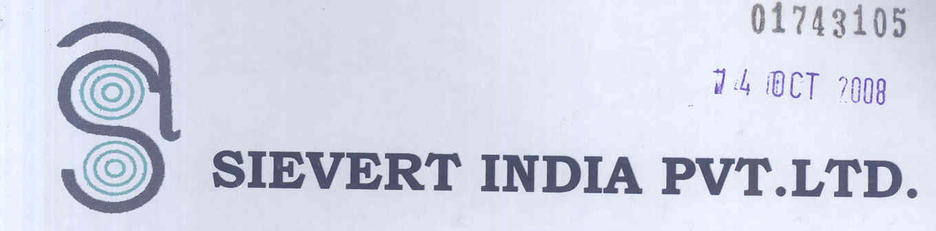 Sievert India Pvt. Ltd. (device) Device mark 1743105 Trademark