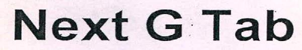 Next G Tab Device mark 2258670 Trademark