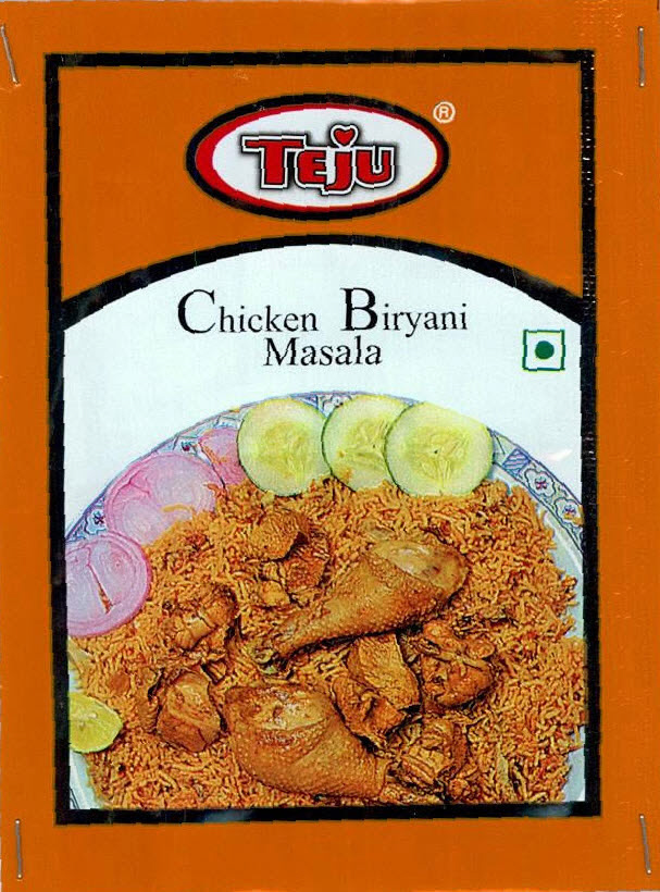 Teju Chicken Biriyani Masala Device mark 2815456 Trademark