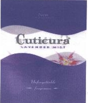 Cuticura Lavender Mist (label) Device mark 1479449 Trademark