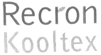 Recron Kooltex (device Of Leaf) Device mark 1621979 Trademark