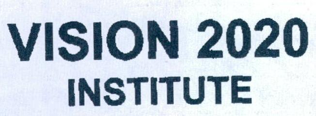 Vision 2020 Institute Device mark 1462772 Trademark