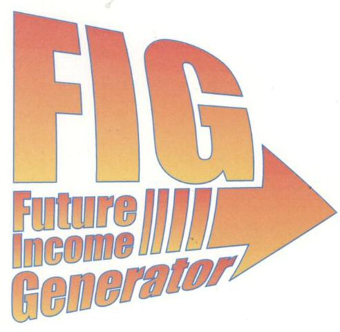 Fig Future Income Generator (label) Device mark 1646590 Trademark