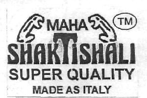 Maha Shaktishali (label) Device mark 2615535 Trademark