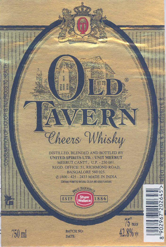 Old Tavern (label) Device mark 1699248 Trademark