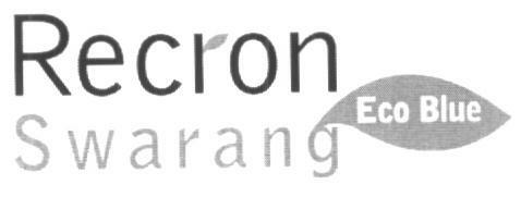 Recron Swarang (device Of Leaf) Device mark 1621920 Trademark