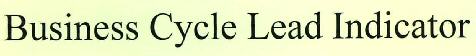 Business Cycle Lead Indicator Device mark 2308445 Trademark