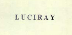 L U C I R A Y Device mark 807643 Trademark