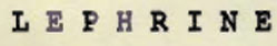Lephrine Device mark 722723 Trademark