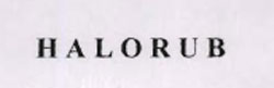 Halorub Device mark 1109777 Trademark