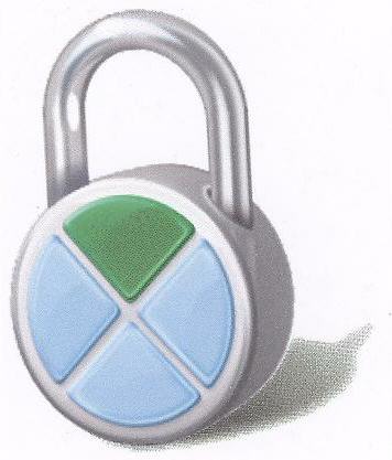 Digital Locker Design (color) Device mark 1602614 Trademark