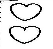 Double Hearts (label) Device mark 186567 Trademark