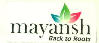 Mayansh Back To Roots (label) Device mark 2693995 Trademark