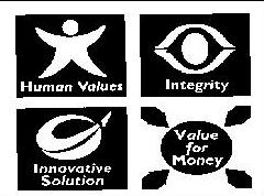 Human Values, Integrity, Innovative Solution, Value For Money Device mark 813376 Trademark