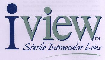 Iview Sterile Intraocnlar Lens With Device Device mark 1729048 Trademark