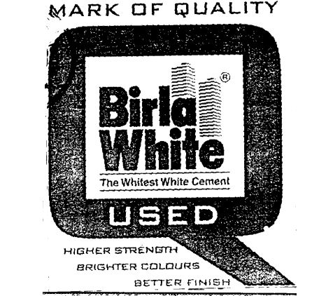 Birla White (label) Device mark 1261655 Trademark