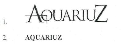 Aquariuz In Series Device mark 1497807 Trademark