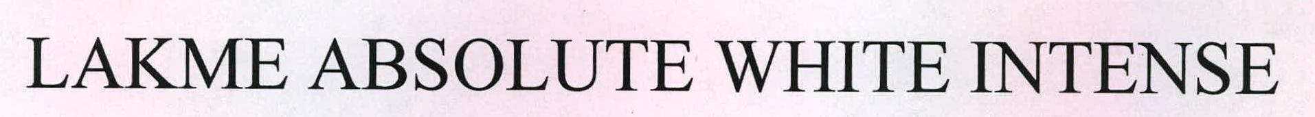 Lakme Absolute White Intense Device mark 2225491 Trademark