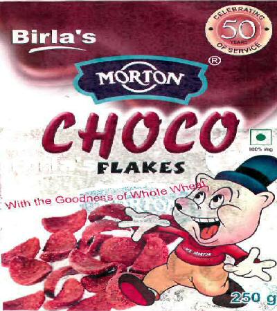 Morton Choco Flakes (logo) Device mark 2021065 Trademark