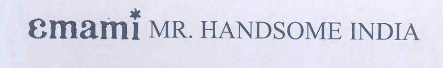 Emami Mr. Handsome India Device mark 1591427 Trademark