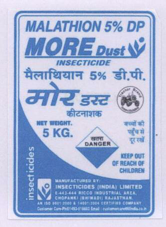 More Dust Insecticide Device mark 1667593 Trademark