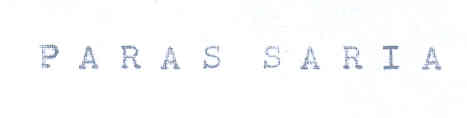 P A R A S S A R I A Device mark 1704038 Trademark