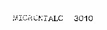 Microntalc 3010 Device mark 707192 Trademark