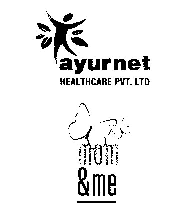 Mom & Me With Logo Of Butterfly, Ayurnet Healthcare Pvt. Ltd. With Company's Logo Device mark 1527256 Trademark