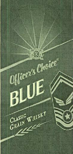 Officer's Choice Blue Classic Grain Whisky Device mark 2732061 Trademark