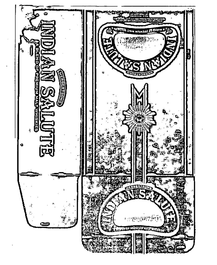 Herbertsons Indian Salute (carton) Device mark 707390 Trademark