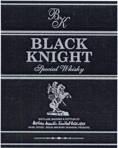 Black Knight With Label Device mark 1482637 Trademark