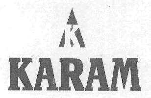 K Karam (device) Device mark 2567170 Trademark