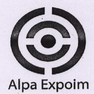 Alpa Expoim (logo) Device mark 1652734 Trademark