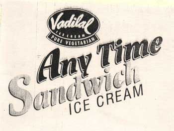 Vadilal Any Time Sandwitch (label) Device mark 911316 Trademark