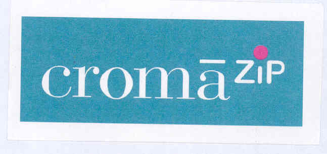 Croma Zip(label) Device mark 1745901 Trademark